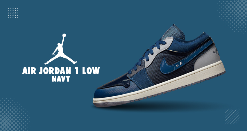 Your Rotation Isn't Complete Without  Air Jordan 1 Low Inside Out "Navy"