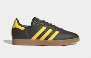 adidas Gazelle Shadow Olive Yellow HQ9873 right