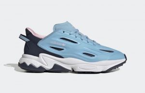 adidas OZWEEGO CELOX ARSENAL Clear Blue Frost Pink HP7808 right