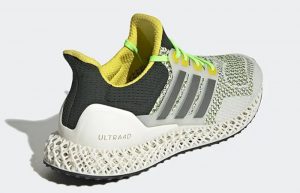 adidas Ultra 4D White Beam Yellow GZ1336 back corner