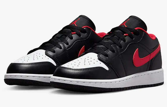 Air Jordan 1 Low GS White Black Red 553560-063 - Where To Buy - Fastsole