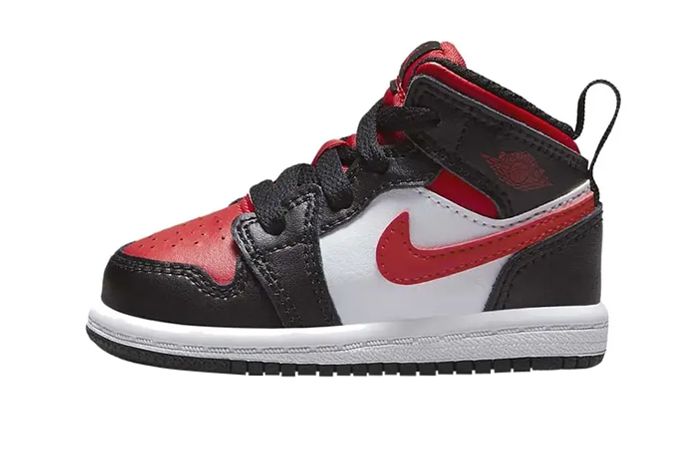 Air Jordan 1 Mid Toddler Black Fire Red 640735-079 featured image
