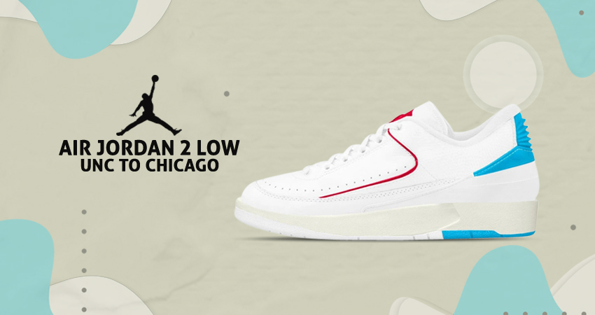 Air Jordan 2 Low "UNC to Chicago" Tells A Story In White