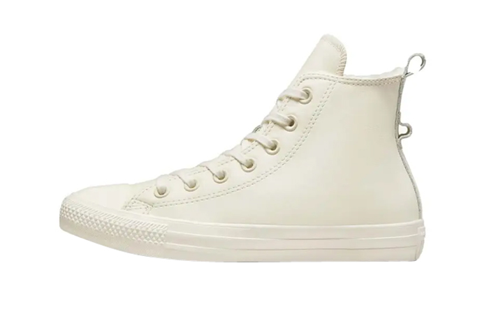 Converse Chuck Taylor All Star Lined Leather Egret A04257C featured image