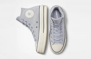 Converse Chuck Taylor Lift Platform High Gravel Iron Grey A03251C up