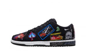 Neckface x Nike SB Dunk Low Black White DQ4488-001 featured image