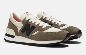 New Balance 990v1 Made In USA Brown M990WG1 front corner