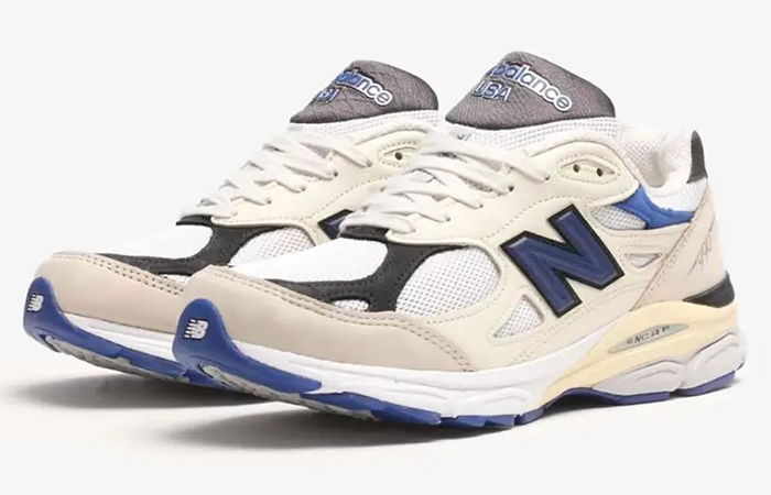 New Balance 990v3 Made In USA White Cream Royal M990WB3 - Fastsole