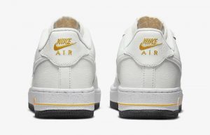 Nike Air Force 1 GS Impact Next Nature White Gold DZ6756-100 back