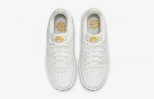 Nike Air Force 1 GS Impact Next Nature White Gold DZ6756-100 up