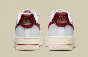 Nike Air Force 1 Low Gold Hangtag White Red DV7584-001 back