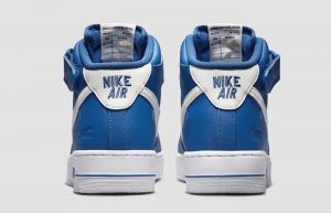 Nike Air Force 1 Mid 40th Anniversary Blue DR9513-400 back