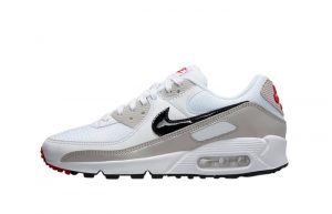 Nike Air Max 90 White Grey Red DX0116-101 featured image