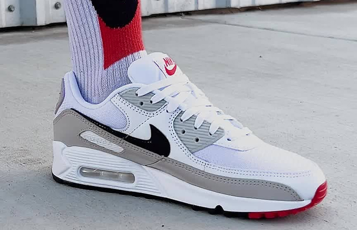 Nike Air Max 90 White Grey Red DX0116-101 - Where To Buy - Fastsole