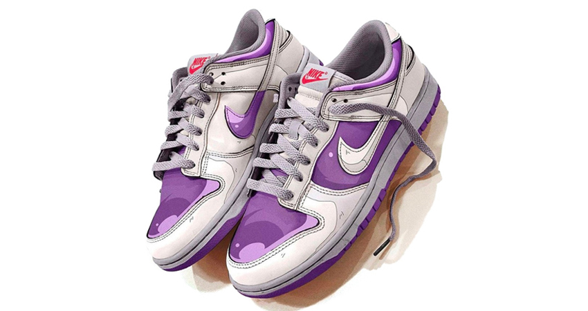 Nike Along With Andrew Chiou Creates Dunk Low In Frieza Colourway 01