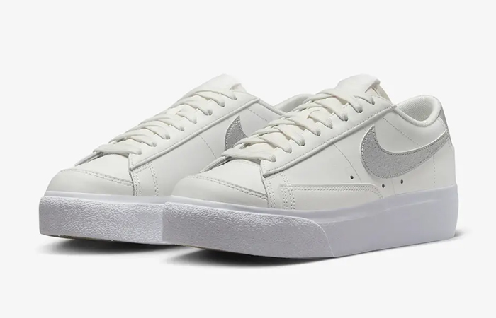 all white nike blazer low