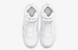 Nike Court Borough Mid 2 Older Kids White CD7782-100 up