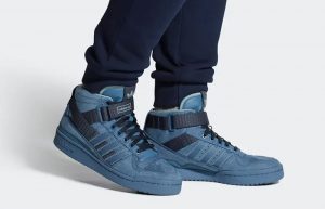Parley x adidas Forum Mid Altered Blue GX6985 onfoot 01