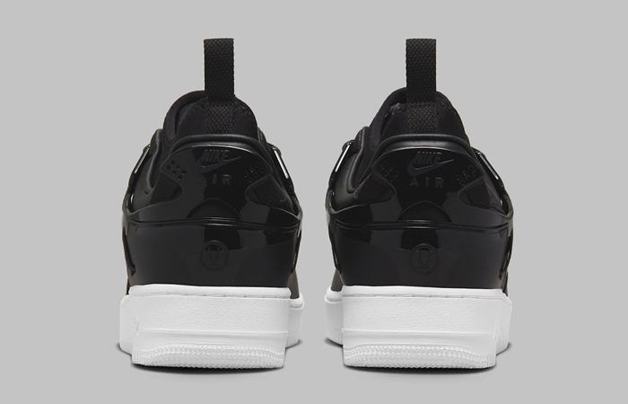 UNDERCOVER x Nike Air Force 1 Low Black White DQ7558-002 back