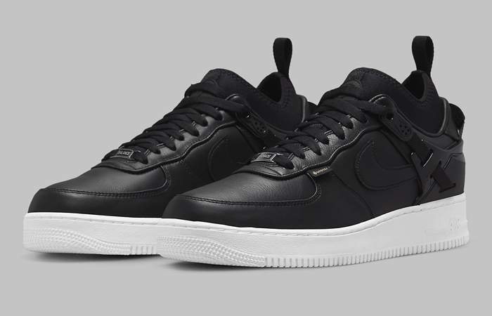 UNDERCOVER x Nike Air Force 1 Low Black White DQ7558-002 front corner