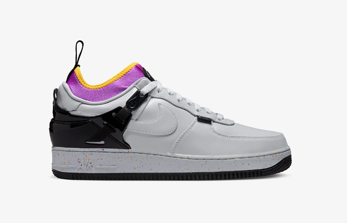 UNDERCOVER x Nike Air Force 1 Low Grey Fog Black DQ7558-001 right