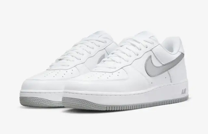 Air Force 1 Low White Grey DZ6755-100 front corner