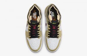 Air Jordan 1 Zoom CMFT Khaki Maroon CT0978-203 up