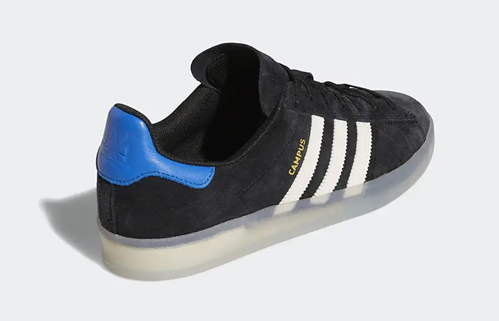 Maxallure x adidas Campus ADV Black Blue GZ4724 back corner