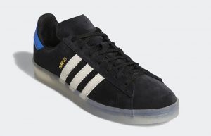 Maxallure x adidas Campus ADV Black Blue GZ4724 front corner