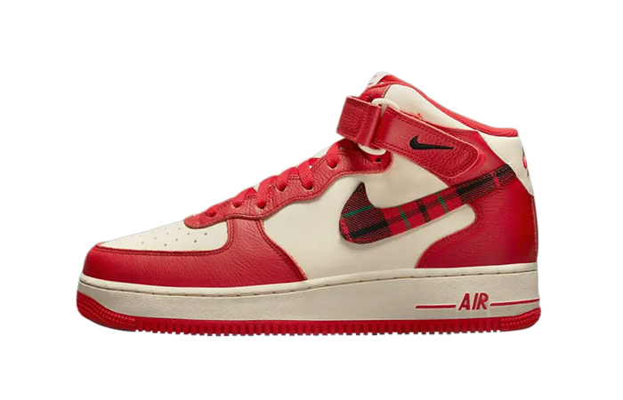 Nike Air Force 1 Mid Tartan Red DV0792-101 featured image