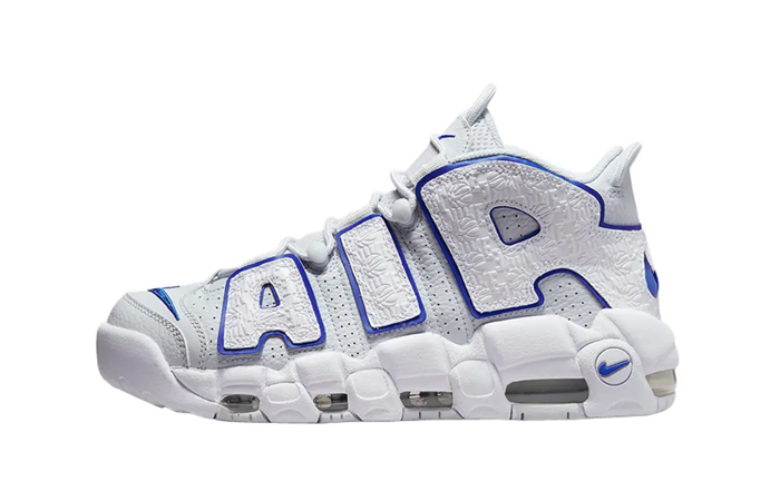 Nike Air More Uptempo Embossed White Royal Blue FD0669-100 fetured image