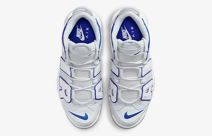 Nike Air More Uptempo Embossed White Royal Blue FD0669-100 up