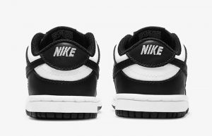 Nike Dunk Low Toddler White Black Panda CW1589-100 back