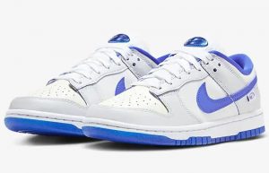 Nike Dunk Low Worldwide White Royal Blue FB1841-110 front corner