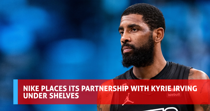 Nike Places Its Partnership With Kyrie Irving Under Shelves