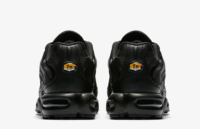 Nike TN Air Max Plus Leather Triple Black AJ2029-001 back