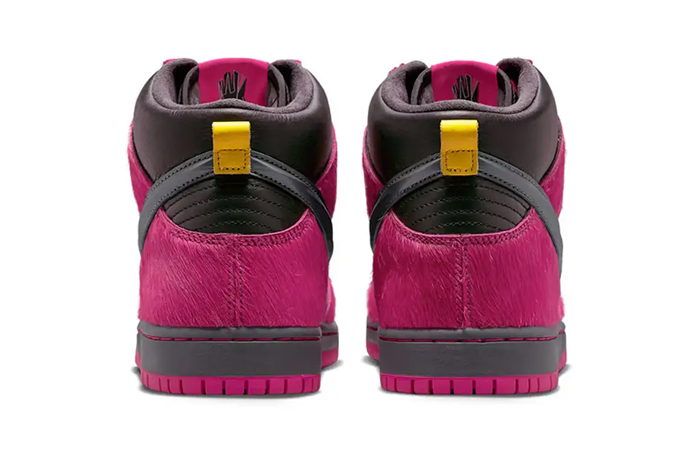 Run The Jewels x Nike SB Dunk High Black Pink DX4356 600 back