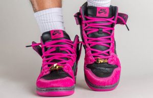Run The Jewels x Nike SB Dunk High Black Pink DX4356-600 onfoot 04