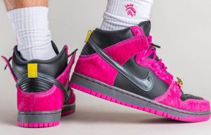 Run The Jewels x Nike SB Dunk High Black Pink DX4356-600 onfoot 05