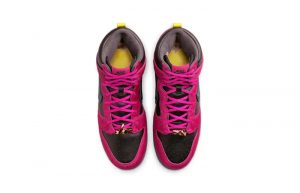 Run The Jewels x Nike SB Dunk High Black Pink DX4356 600 up