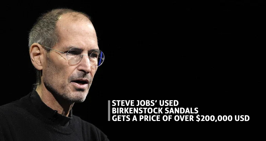 Steve Jobs' Used Birkenstock Sandals Gets A Price Of Over $200,000 USD