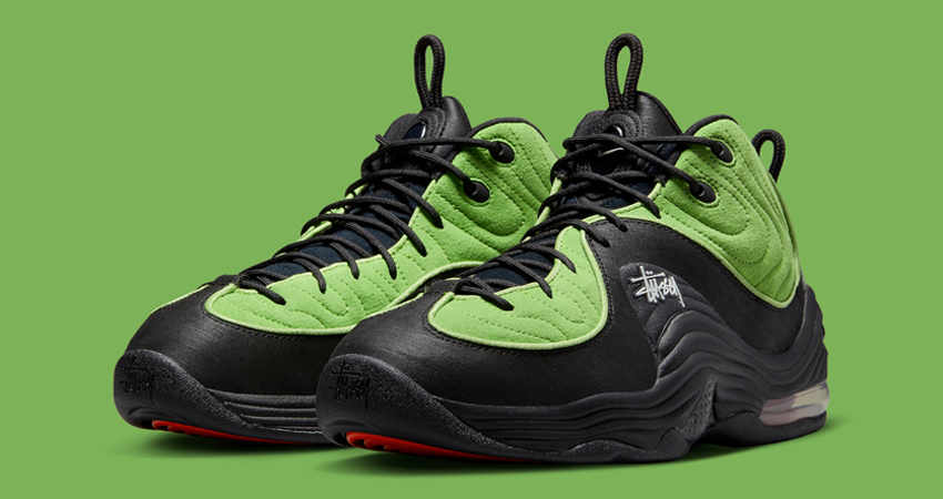 Stüssy x Nike Air Max Penny 2 Brings A Bright Pop With a BlackGreen Colourway 02