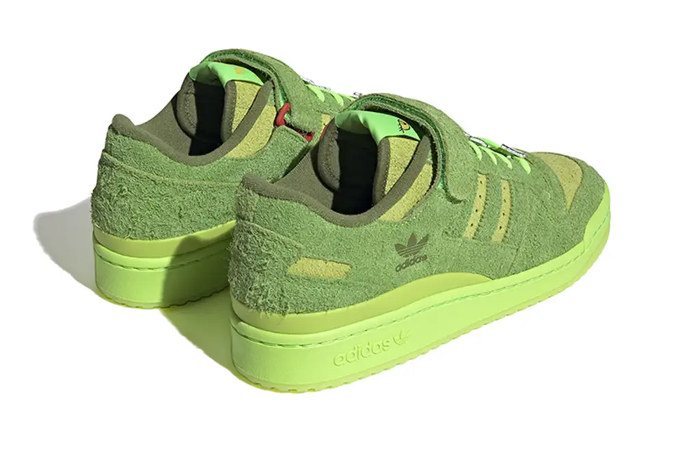 The Grinch x adidas Forum Low Green HP6772 front corner