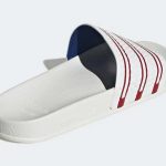 adidas Adilette Slides White Team Power Red GX9898 - Where To Buy ...