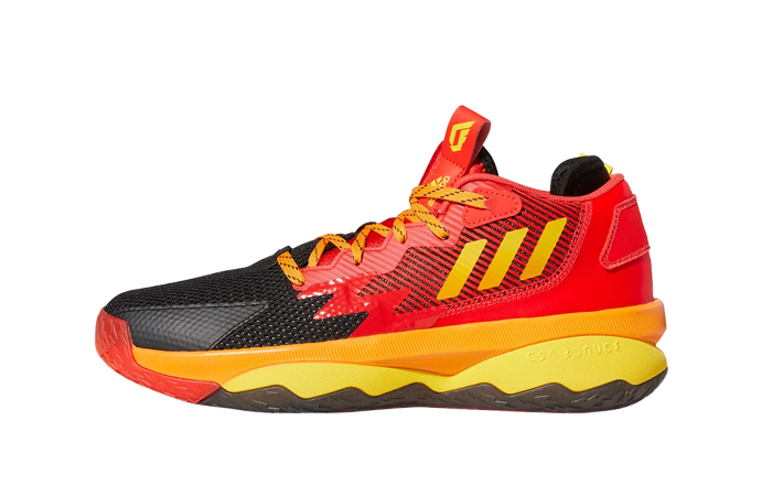 adidas Dame 8 Mr. Incredible Core Black Team Yellow HR1562 featured image
