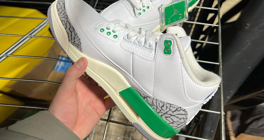 Air Jordan 3 Carries Forth The Lucky Green Theme 01
