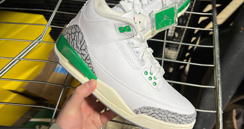 Air Jordan 3 Carries Forth The Lucky Green Theme 02
