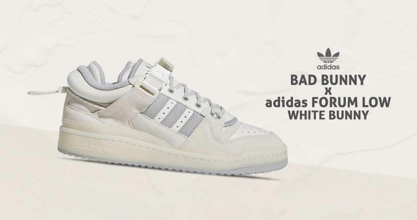 Bad Bunny's adidas Forum Buckle Low "Cloud White" Makes Everyday A Summer Evening