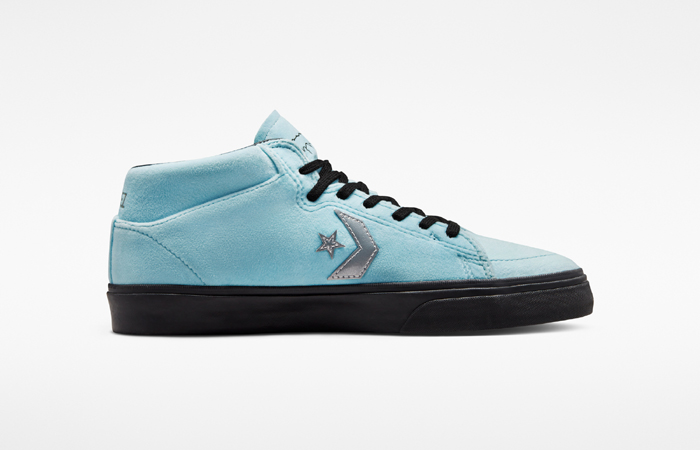 Fucking Awesome x Louie Lopez x Converse Pro Mid Cyan Black A05074C right