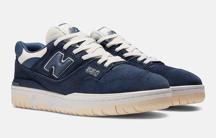 New Balance 550 Navy Suede - Where To Buy - Fastsole